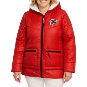 G-III 4Her NFL “Atlanta Falcons” Puffer Coat (NWT) (Size: Medium)